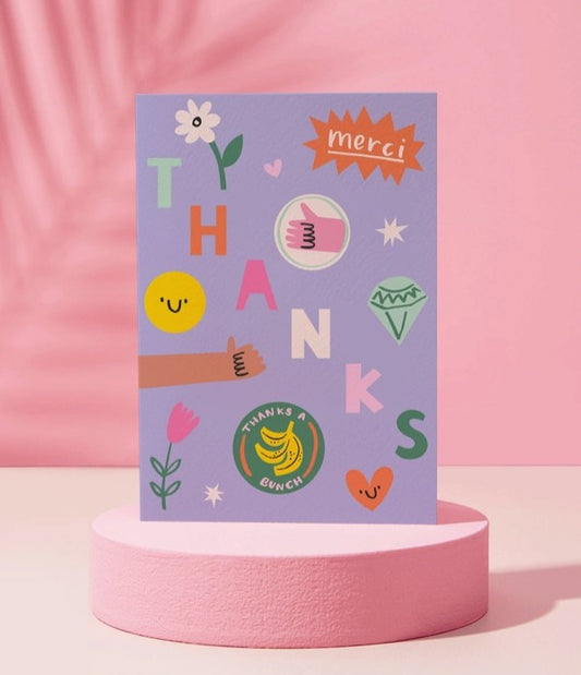 Thanks 'Merci' Card