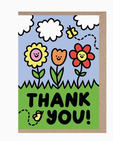 Thank You Flower Card