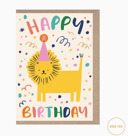 Tiger Happy Birthday Card