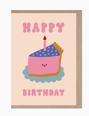 Happy Birthday Cake Card