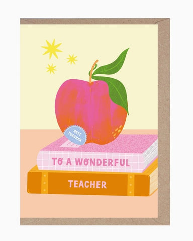 To A Wonderful Teacher Card