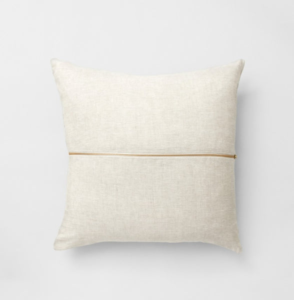 Check Sage Square Cushion