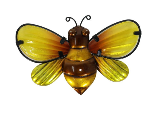 Metal Glass Bee Wall art