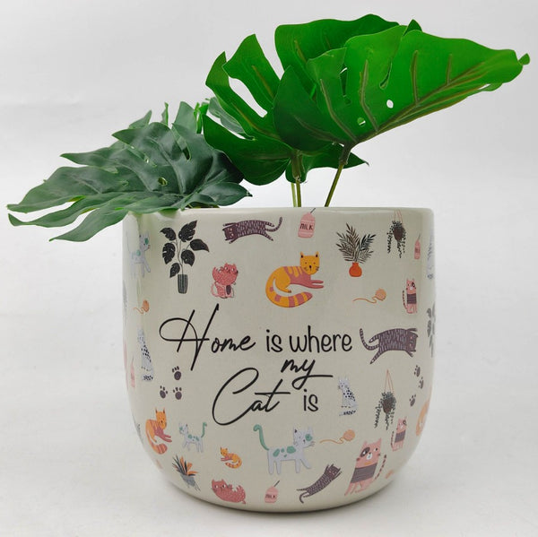 Home is Where My Cat is Planter