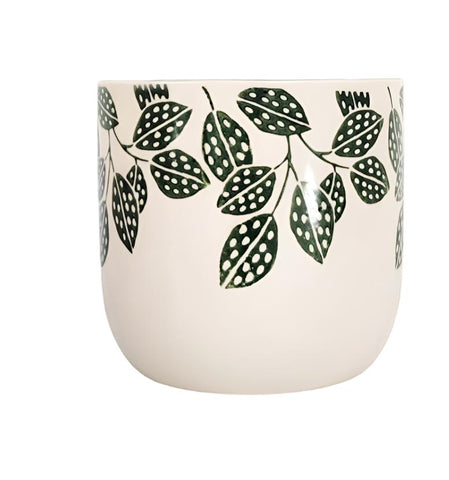 Green Leaf Planter 15cm