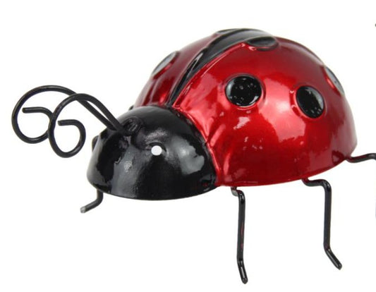 Metal Ladybug Pot Hanger 12cm