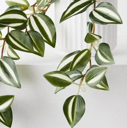 Faux - Wandering Jew Hanging Bush in Pot