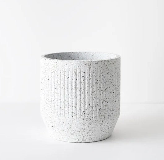 Pot Orsola - White speckled - Large