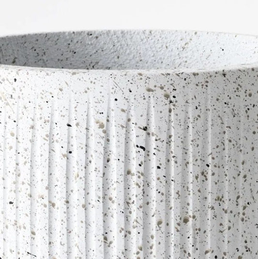 Pot Orsola - White speckled - Large