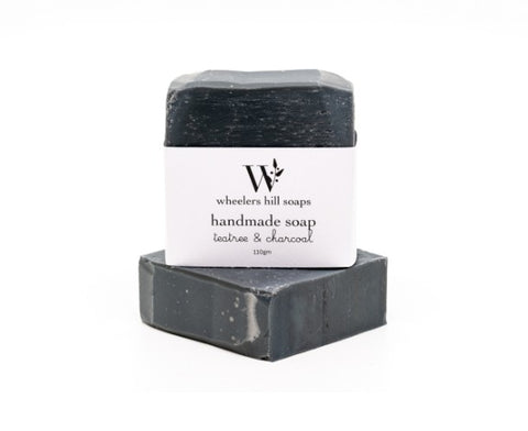 Natural Handmade Soap Bar - Charcoal & Teatree