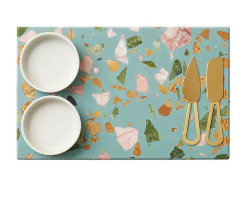 Jewel 5pc Terrazzo/Ceramic Set