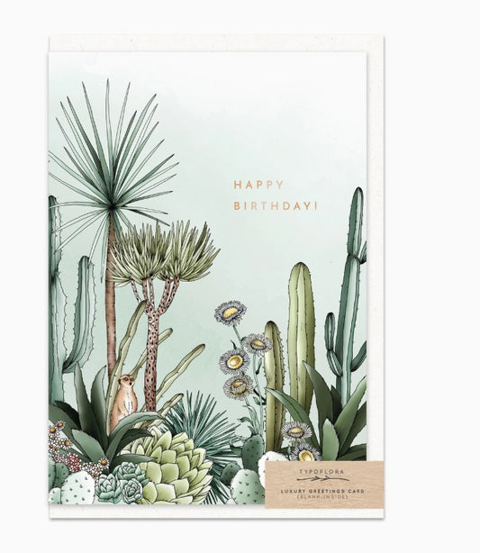 Desert Birthday Card