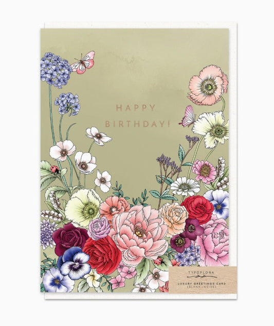 Garden Birthday Card