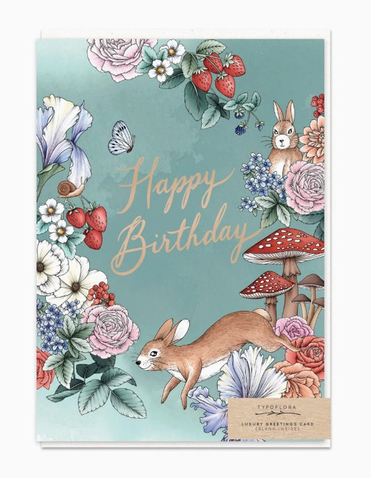 Mushroom Birthday Card