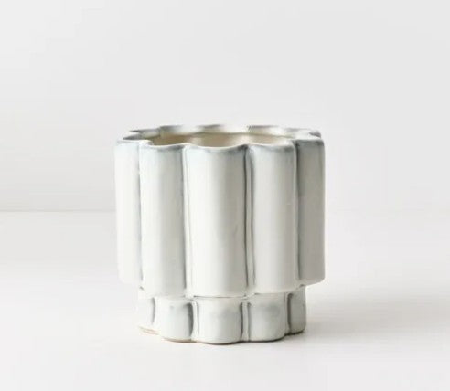 Gustel Pot - Winter White