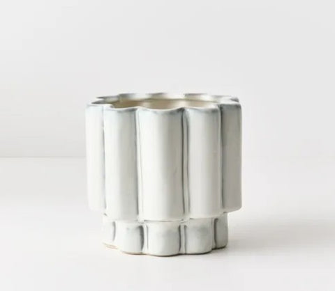 Gustel Pot - Winter White