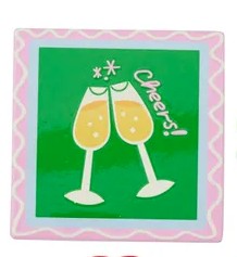 Coctail Ceramic Coaster 6 Designs
