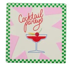 Coctail Ceramic Coaster 6 Designs