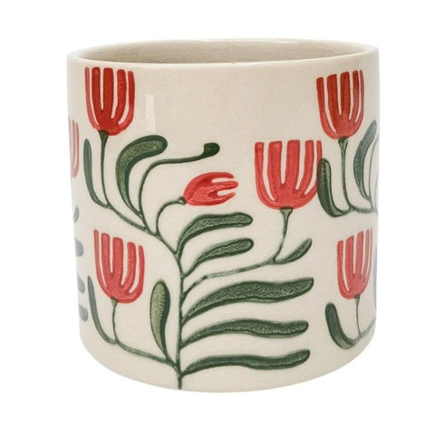 Pilbra Planter Green / Red Small