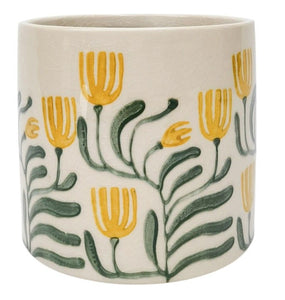 Pilbra Planter Green and Yellow Medium