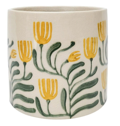 Pilbra Planter Green and Yellow Medium