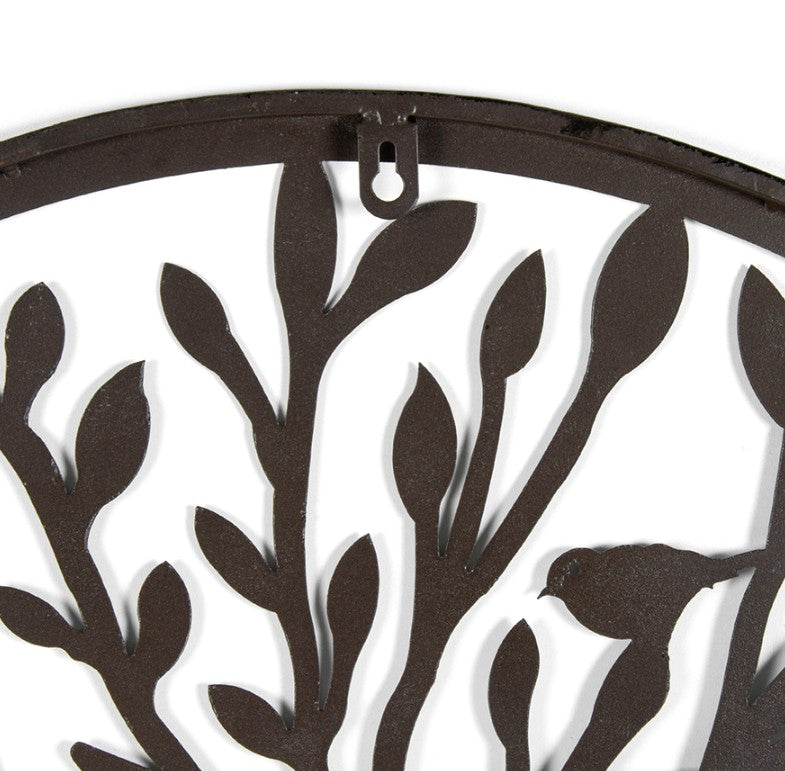 Laser-cut Round Tree of Life w/birds 60cm