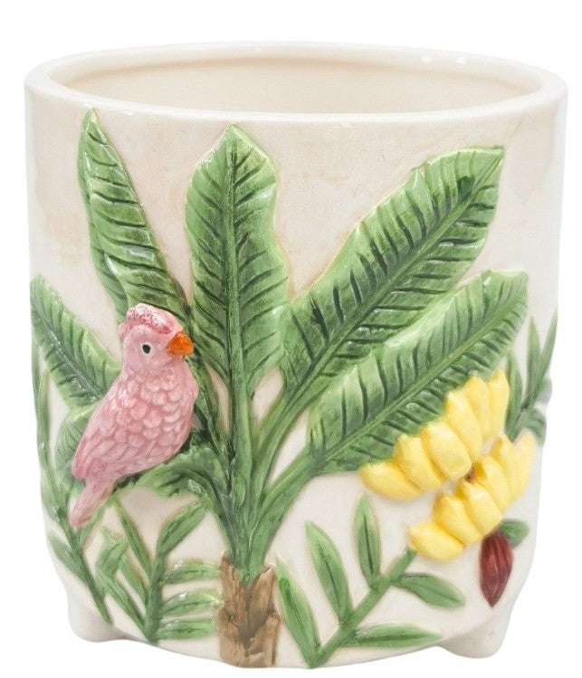 Tropical Bird Planter 15cm