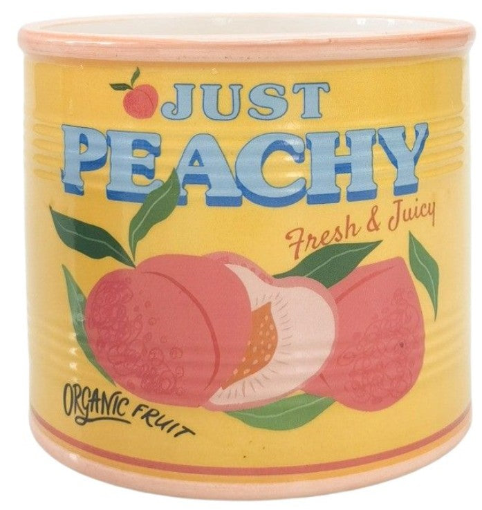 Just Peachy Can Planter Yellow 12cm