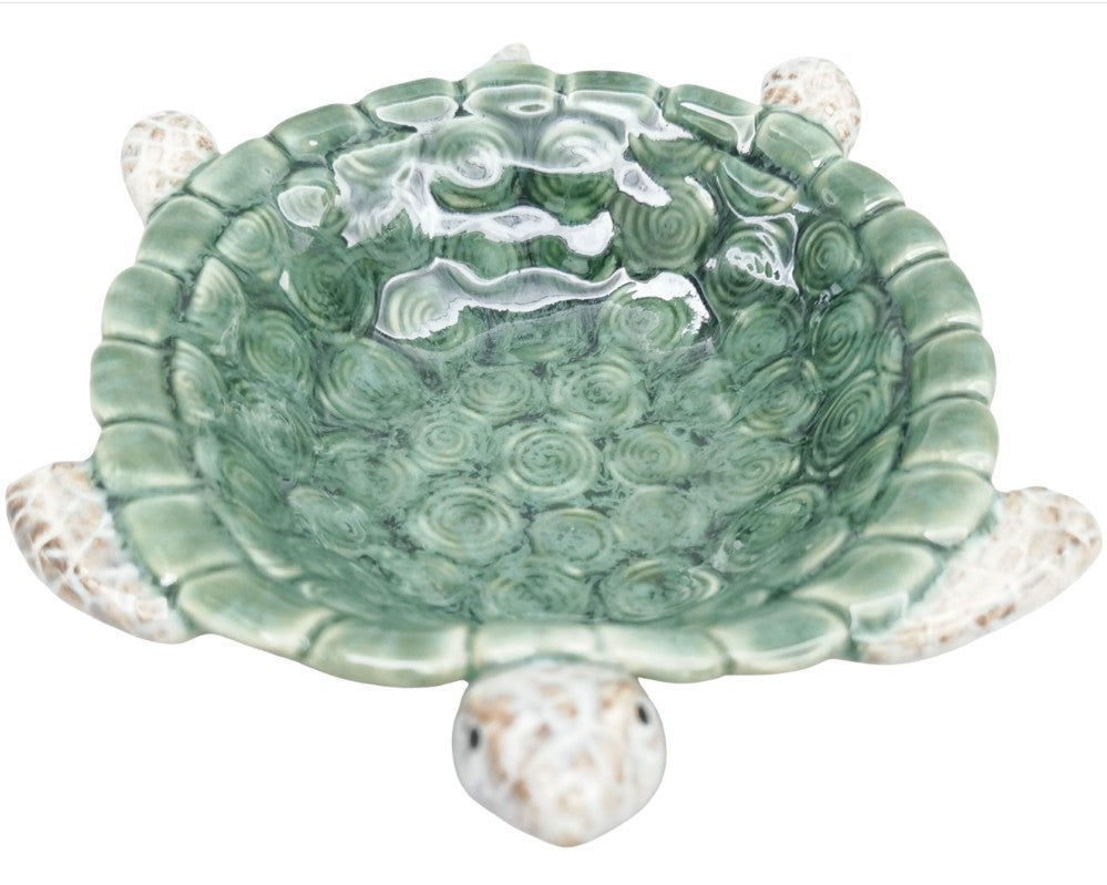 Reef Turtle Bowl Green 22cm