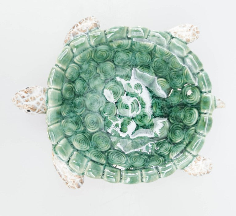 Reef Turtle Bowl Green 22cm