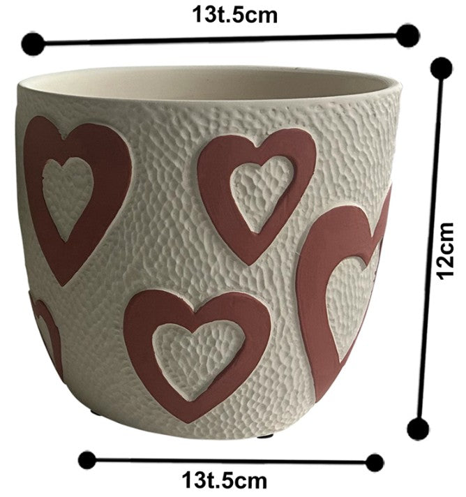 Heart Planters - 3 Colours