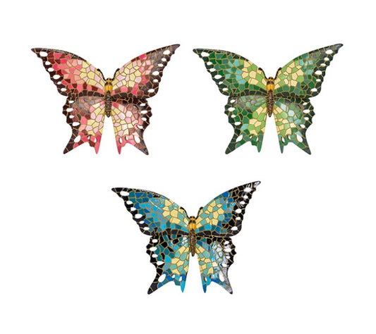 Butterfly Mosaic Large Wall Art - 3 colours