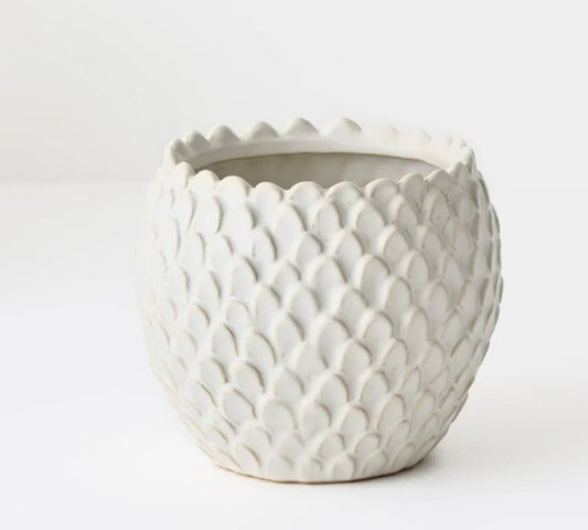 Skalee Pot Small  - White