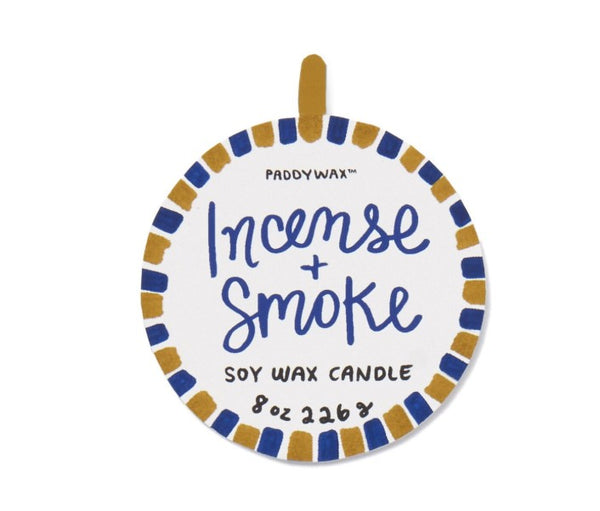 Paddywax: A Dopo Eye Ceramic Candle - Incense & Smoke  226g