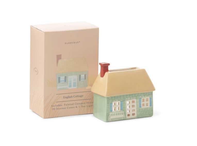 Paddywax: English Cottage Incense & Tea Light Holder