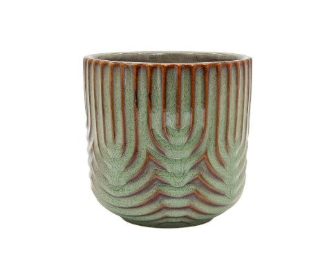 Hippy Planter Medium Green