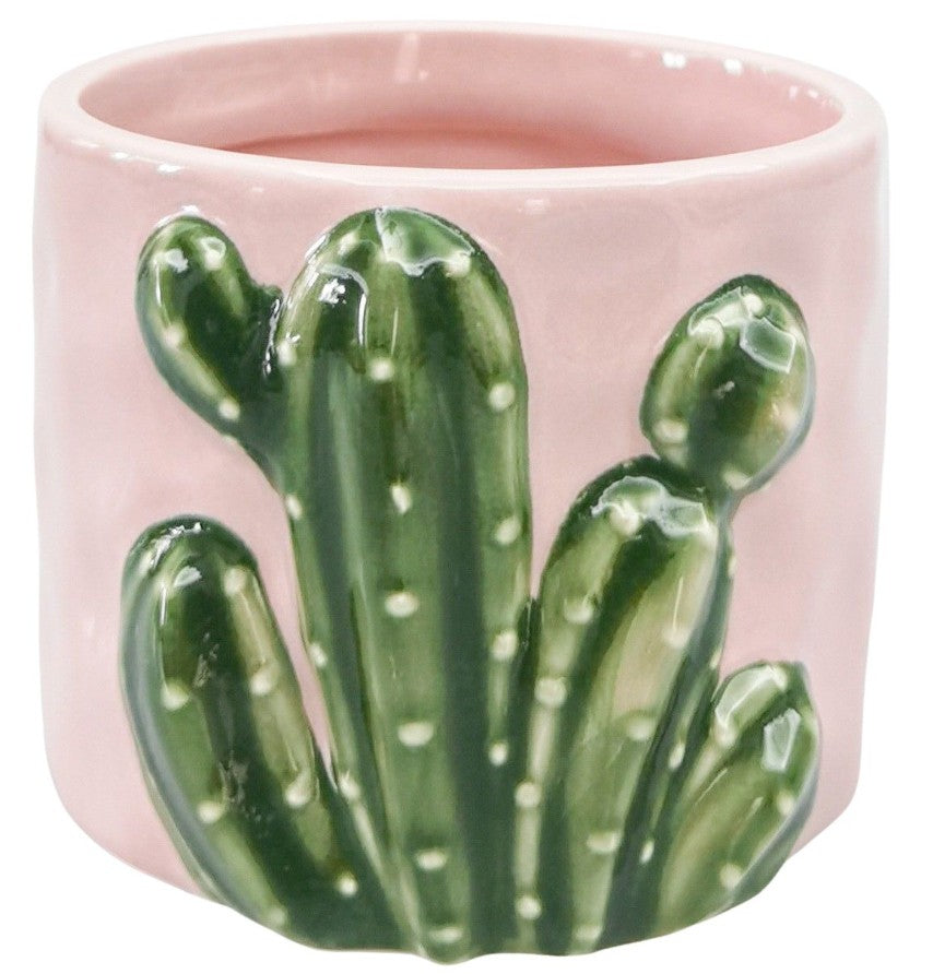 Cactus Planter Pink 9cm