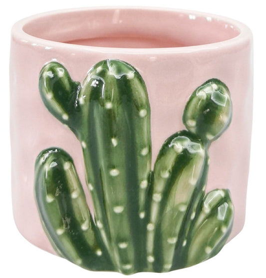 Cactus Planter Pink 9cm