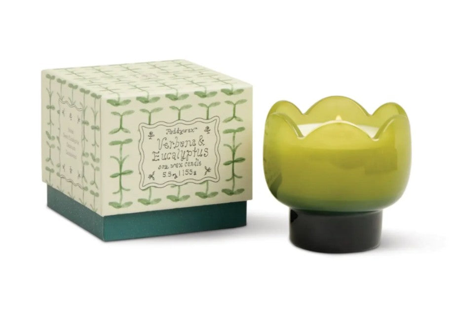 Paddywax: Tulip Verbana and Lemongrass Glass Candle - 155g