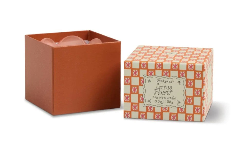 Paddywax: Tulip Cactus Flower Glass Candle - 155g
