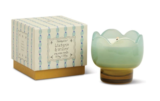 Paddywax: Tulip Wisteria and Willow Glass Candle - 155g