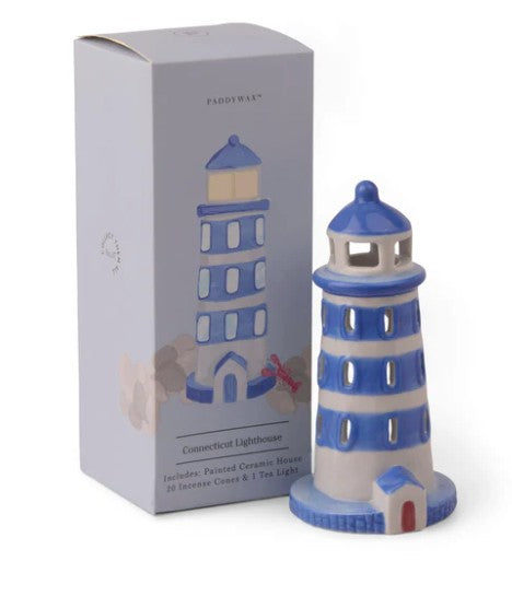 Paddywax: LIghthouse Style Incense & Tea Light Holder