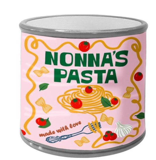 Nonna's Pasta Can Planter PInk 12cm