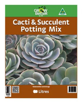 Grow Better - Cacti and Succulent Potting Mix - 12litres