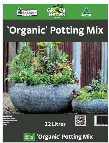 Grow Better - Organic Potting Mix - 12litres