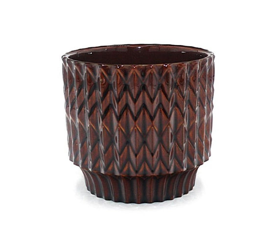 Trippy Planter Medium Burnt Umber