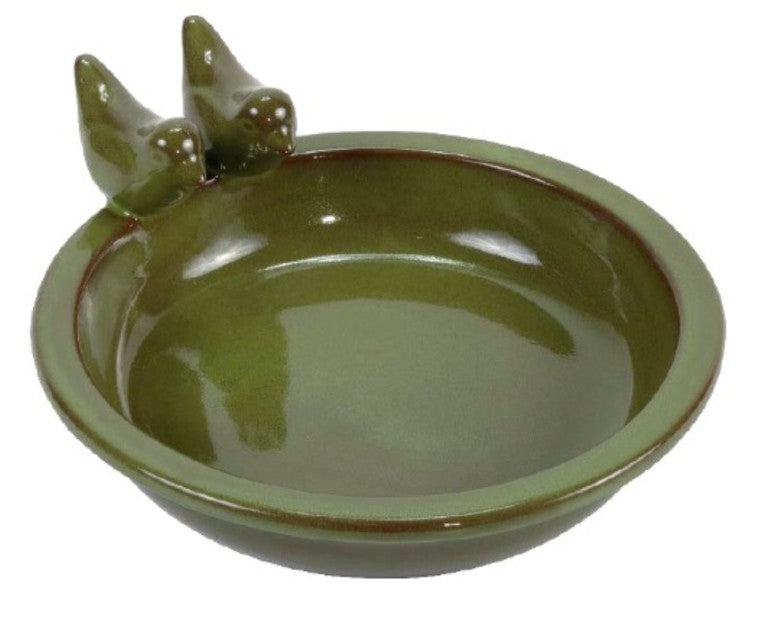 Glazed Bird Feeder - 3 Colours