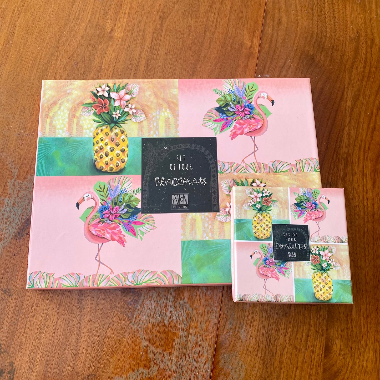 Allens Designs Tropical Placemats Set of 4