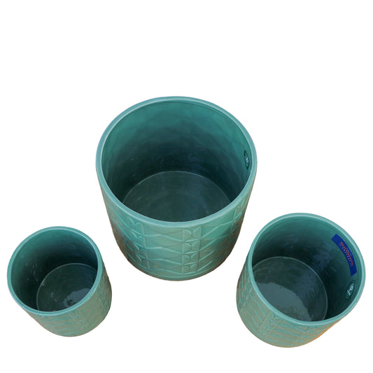 Eden Pots S/3  Green
