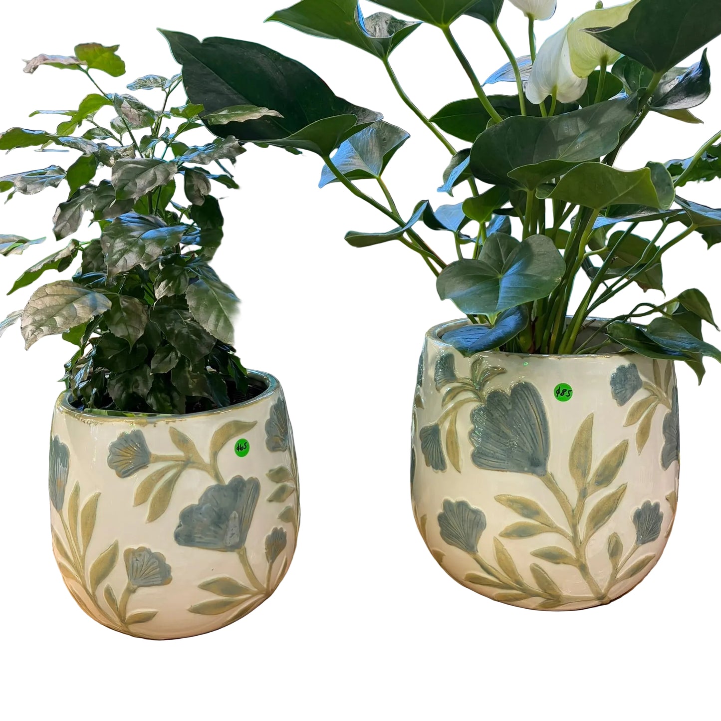 Anchal Ceramic Pot Blue/Olive